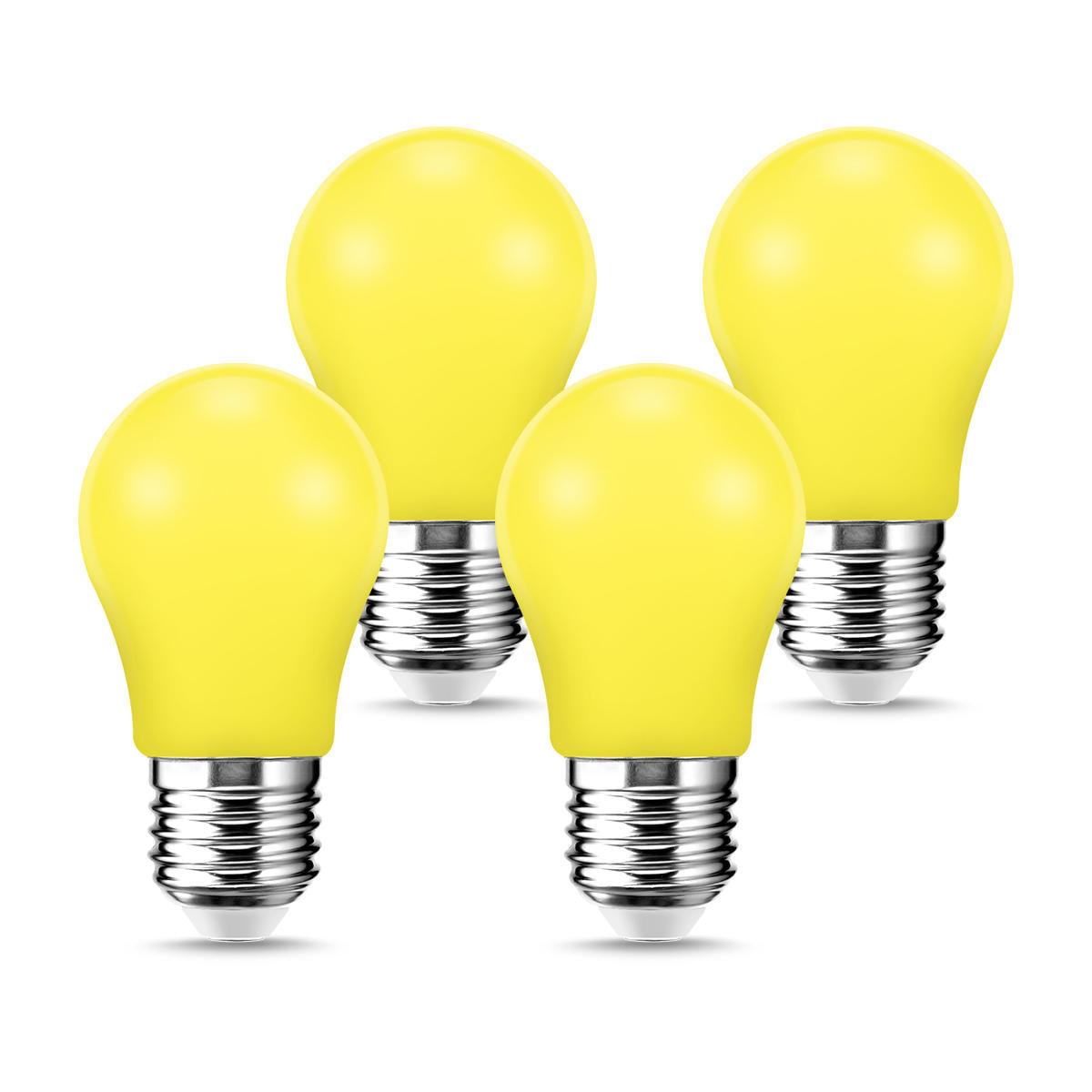 40w Replacement Indoor/Outdoor 1-2 Pack 2 New Yellow LED Bug Light Bulb 7 watt 