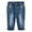 MidBlue-2659, variant on KIDSCOOL SPACE Baby Jeans,Toddler Elastic Waistband with D-ring Soft Stretch Denim Pants,Mid Blue,18-24 Months