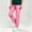 #Hot Pink, variant on Women's Elastic High Waist Straight Leg Pants,Side Patch Pocket Ankle Length Casual Work Trousers,Pink,Women's Plus Size XXL
