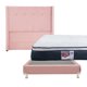 thumbnail image 1 of Colchón Matrimonial + Box Dante + Cabecera Toledo Spring Air Dicasa Monaco, 1 of 8