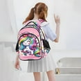 thumbnail image 6 of ALAZA Cute Cartoon Rainbow Unicorn School Backpack Elementary Bag Bookbag Travel Rucksack, 6 of 6