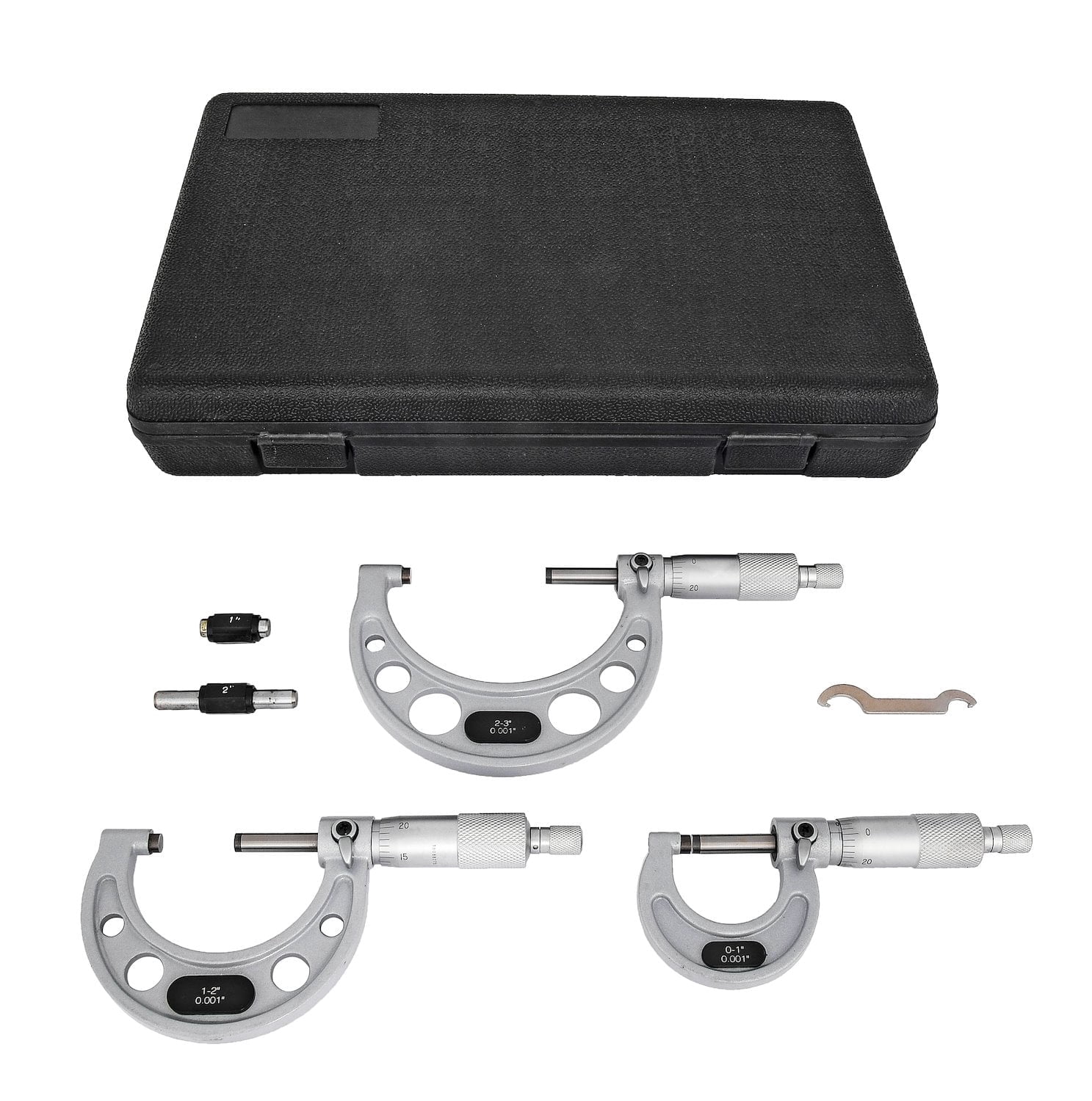 JEGS Outside Diameter Micrometer Set  Standard 3-Piece