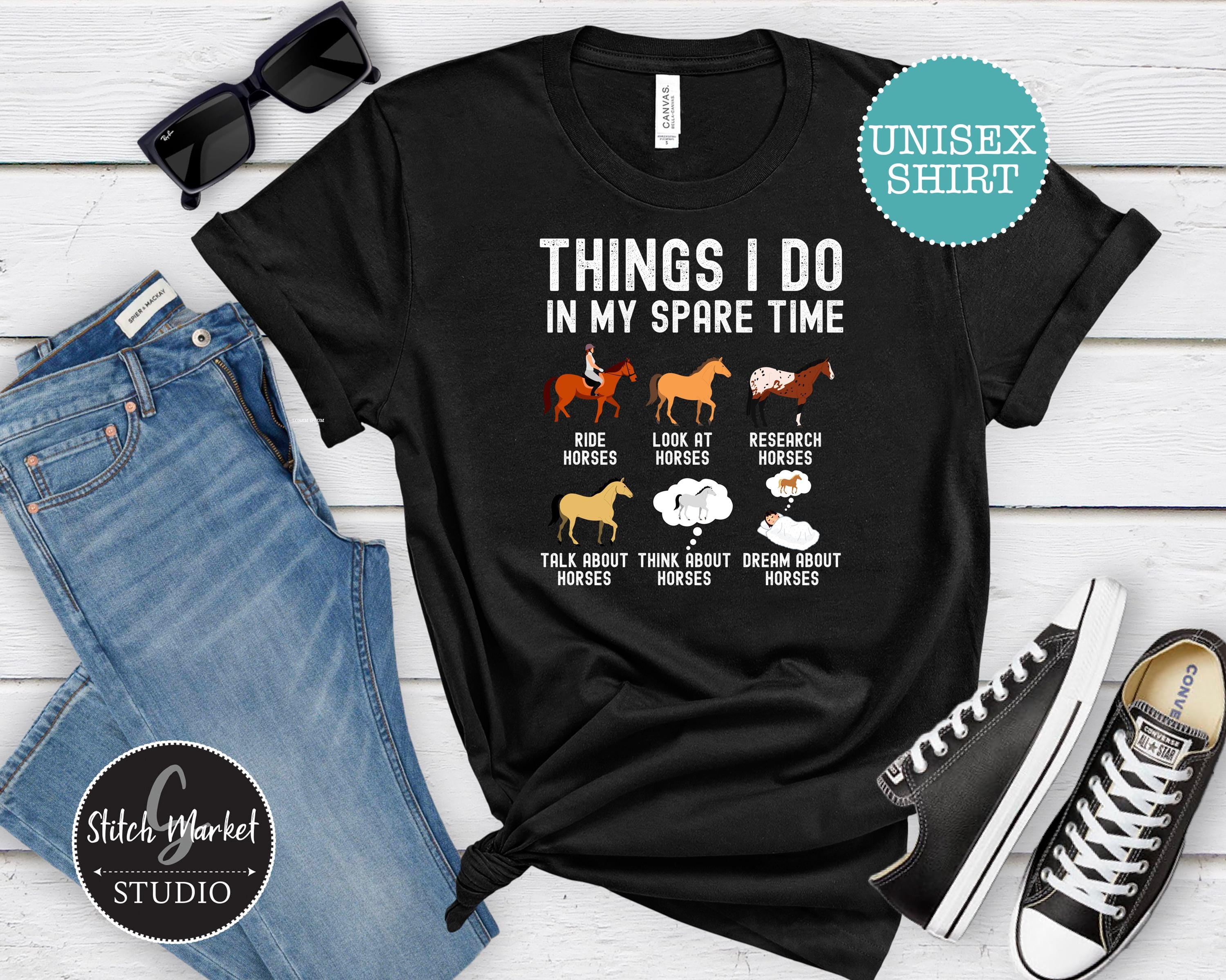 Horse Equestrian t-shirt, Girls Women Horse Rider t shirt, Equestrian Mom, Horse Riding Statement tshirt, Trainer Gift