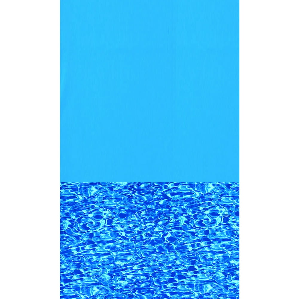 swimline blue swirl round overlap liner