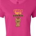 thumbnail image 4 of Inktastic Yorkshire Terrier Dog Yorkie Women's T-Shirt, 4 of 5