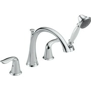 Delta Lahara Roman Tub with hand shower Trim in Chrome T4738