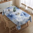 thumbnail image 3 of Pioneer Flower Rectangle Tablecloth 60"x84",Waterproof Polyester Rectangle Table Cloth, Wipeable Spillproof Polyester Tablecloth for Dining, Camping, Indoor and Outdoor, 3 of 5
