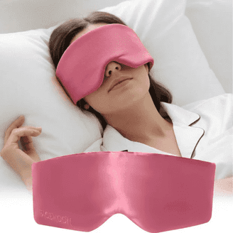 LotFancy Weighted Eye Mask for Sleeping, Hot Cold Compression Eye