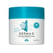 Derma E Eczema Relief Cream, 4 Oz (Pack of 2)