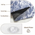 thumbnail image 6 of 5'x8' Area Rugs, Blue Spring Floral Indoor Outdoor Area Rug for Living Room Bedroom, Watercolor Botanical Summer Vintage Washable Bathroom Rugs Kitchen Floor Carpet Mats Home Decor Aesthetic, 6 of 8