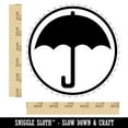 thumbnail image 2 of Umbrella Keep Dry Icon Self-Inking Rubber Stamp Ink Stamper - Red Ink - Large 1-1/2 Inch, 2 of 7