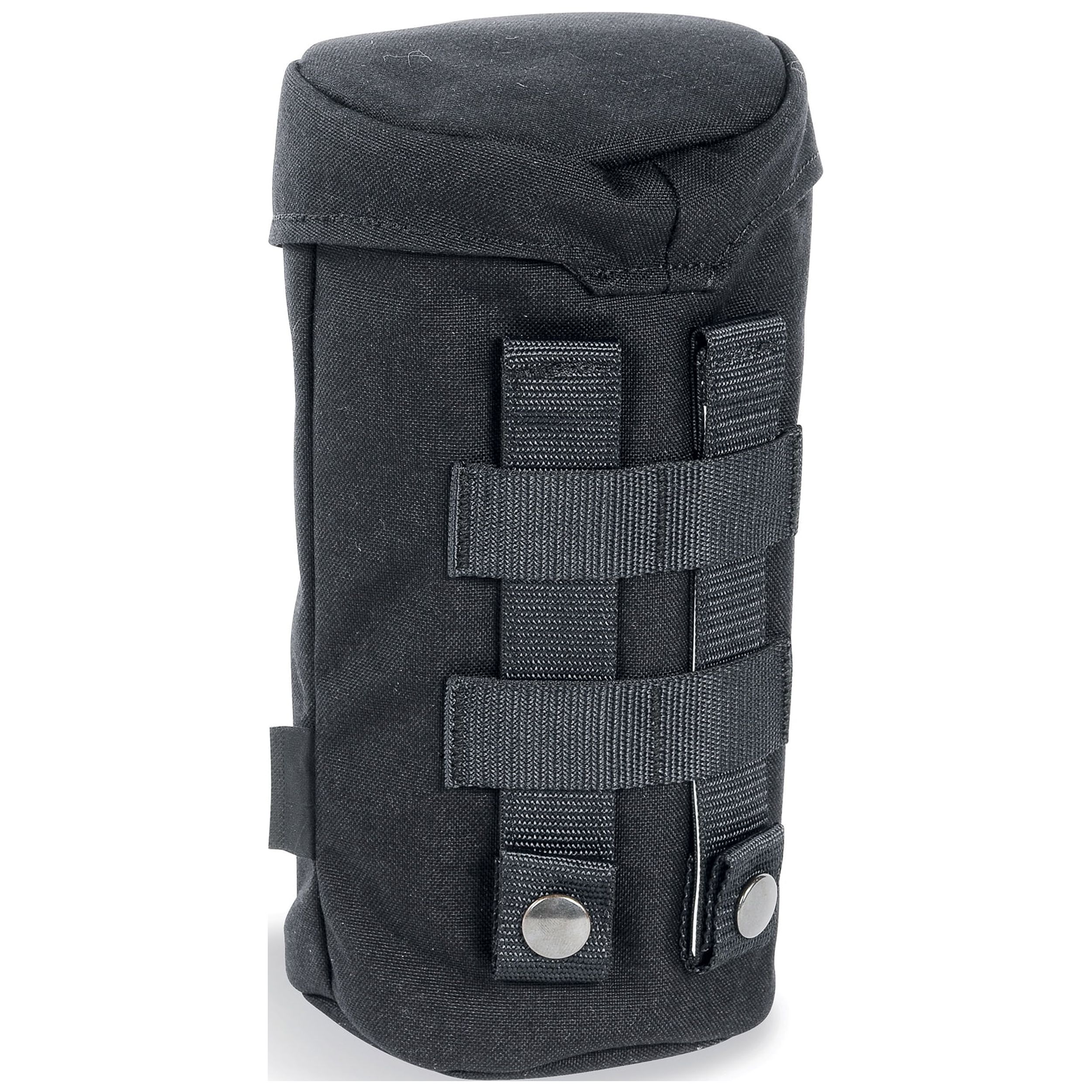 Tasmanian Tiger Bottle Holder, Tactical MOLLE Water Bottle Pouch, Quick Release Buckle, up to 1 Liter Bottles, Black