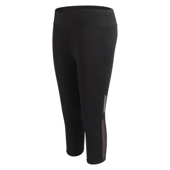 Leggings Deportivos Negros, Leggings Atléticos Con Control De Barriga, Pantalones Elásticos, Ropa De Entrenamiento De Cintura Alta Para Uso Diario De Fitness Para Mujeres