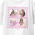 thumbnail image 3 of Disney Moana Better Together Squares Youth T Shirt (White, XS-XL), 3 of 4