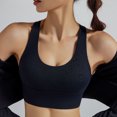 thumbnail image 4 of 1 pieza de sujetador deportivo de alto impacto para mujer, con espalda cruzada, sexy, para correr, 4 of 8