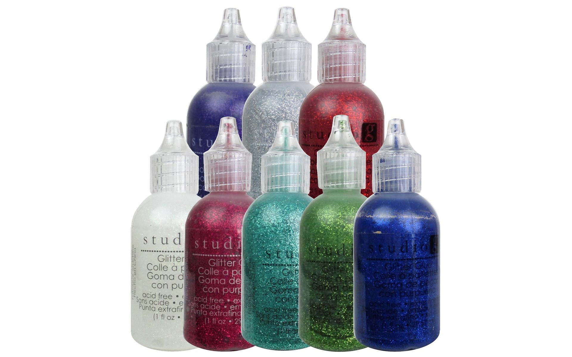 Studio G Glitter Glue 1oz Bright Side 2ea/8 Bulk