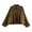 Brown, variant on Women's Suede Bomber Jacket Spring Lapel Pilot Coat Casual Oversized Long Sleeves Trendy Streetwear Outerwear