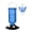D, variant on Glass Texture Hummingbird Feeder for Outdoor Hanging, 24 Ounces, 6 Feeding Ports, Bird Nectar Feeder for Garden Décor, Ant Moat Included, Plastic