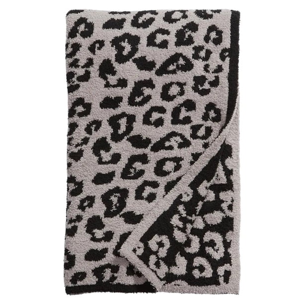Manta de tiro mayimx suave de franela para niños y adultos gris 50x60in