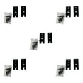 thumbnail image 1 of VONKY Easy To Install Wall Mount Replacement Brackets For Convenient Setup Heavy-duty black 5Set, 1 of 6