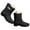Black, variant on Short Ankle Rain Boots Women Lightweight Chelsea Rainboots Rubber Waterproof Booties