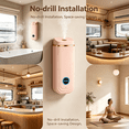 thumbnail image 4 of HIBIBUD 2026 New Rechargeable Aroma Diffuser - Three-Speed Adjustable Aroma Diffuser,Air Fresheners Machine,Wall Diffuser,Plug in Oil Diffusers,Car Diffuser,Essential Mist Starter Kit Diffuser, 4 of 7