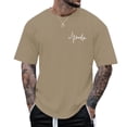 thumbnail image 5 of FUZHIQ Mens Big and Tall T Shirts Comfort Breathable Round Neck Streetwear Tees Clothes Solid Color Shirt Casual Short Sleeve Summer Basic Tops,L, 5 of 5