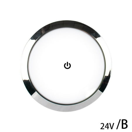 

12V 24V RV LED Ceiling Dome Roof Light Indoor Lamp For Motorhome Van Camper A7X2