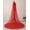 Red, variant on EllieWely 2 Tier Wedding Veil Chapel Length 3 M(118 inch) Plain Tulle Bridal Veil With Metal Comb E22 Black