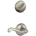 thumbnail image 3 of Schlage F59 FLA 626 RH Flair Interior Right-Handed Lever with Deadbolt, Brushed Chrome (Interior Half Only), 3 of 3