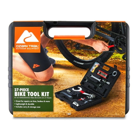 Ozark Trail Bicycle Repair Tool Kit, 27 Piece, Product Weight 2lb