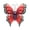 Red, variant on Dengmore Garden Butterfly Art Outdoor Garden Backyard Metal Animal Decoration Gift for Home Decor