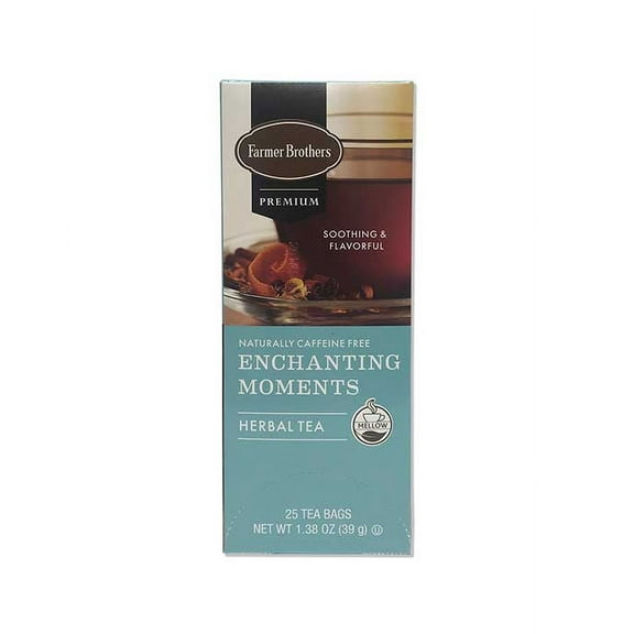 Farmer Brothers Premium Enchanting Moments Herbal Tea Bags, 25 Ct