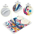 thumbnail image 4 of Yayeee Dish Drying Mat for Kitchen Counter Ultra Absorbent Easy Clean Pad 24x18", Musical Pattern, 4 of 7
