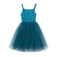 thumbnail image 5 of Newborn Girls Princess Dress Suspender Off-the-Shoulder Summer Thin Mesh Skirt 9-24M, 5 of 10