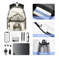 thumbnail image 4 of Fotbe Horses Grazing On Meadow Mochila Ligera Casual para Laptop para Hombres y Mujeres, Mochila Impermeable de Uso Diario, Mochila para Universidad, 4 of 6