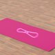 thumbnail image 4 of Banda de tensión de yoga de silicona Figura portátil multifuncional Cuerda de tracción elástica de silicona en forma de 8 Banda de resistencia de yoga para fitness (rosa), 4 of 5