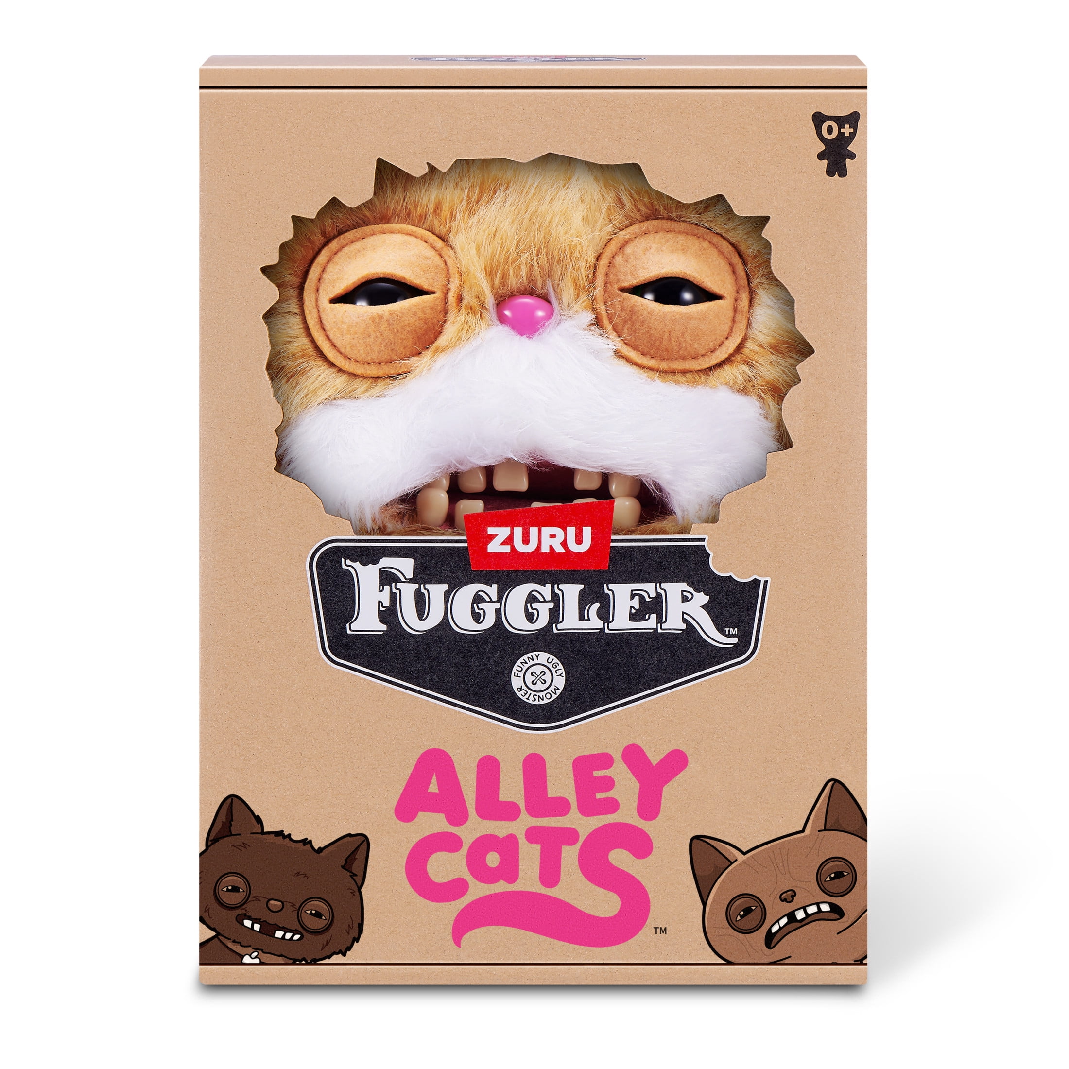 Fuggler Alley Cats 9 inch (Stinkface), Funny Ugly Monster Stuffed Animal Toy by ZURU