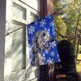 thumbnail image 2 of Carolines Treasures SC9789CHF Scottish Deerhound Winter Snowflakes House Flag House Size multicolor, 2 of 4