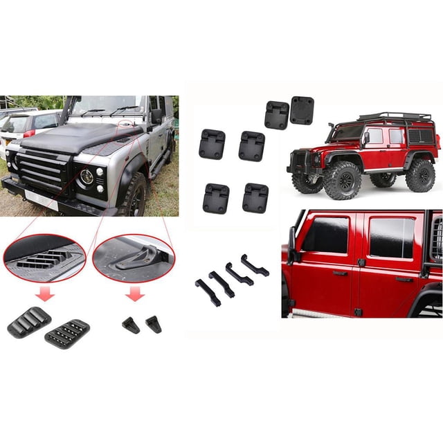 1:10 Bisagras De Puerta Y Cubierta Accesorios De Decoración Automática Macarena Piezas de coches RC
