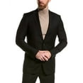 thumbnail image 3 of Zanetti mens  Porto Wool-Blend Suit, 50L, Black, 3 of 4