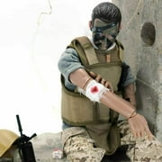 EROCK 1/6 Special Force Wounded Soldier Action Figure Army Action Figures Playset Toys