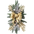 thumbnail image 1 of Christmas Staircase Bow Pendant Teardrop Swag Stair Railing Decorative Swag, 1 of 8
