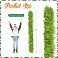 thumbnail image 3 of Guvpev 9FT Artificial Christmas Cedar Garland, Bright Green Whimsical Holiday Garlands, Indoor Outdoor Christmas Greenery Garland Decorations for Stairs Fireplace Mantel Front Door Porch Decor, 3 of 10