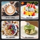thumbnail image 5 of Paquete de 6 cucharas de café de acero inoxidable, cuchara de té con mango de cerámica, cuchara de azúcar, cuchara de helado para el desierto, vajilla para agitar sopa, 5 of 5