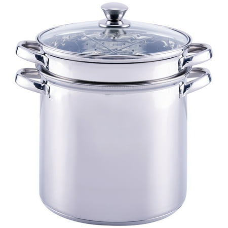 - Mainstays 8 Quart Multi-Cooker with Lid, Stainless Steel