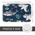 thumbnail image 2 of Kdxio Friendly Smiling Sharks,16" x 24", Non-Slip Front Door Mats,Outdoor Welcome Mat Washable, 2 of 9