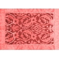 thumbnail image 1 of Ahgly Company Machine Washable Indoor Rectangle Abstract Red Modern Area Rugs, 2' x 5', 1 of 4