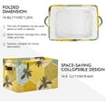 thumbnail image 2 of Coolnut Large Foldable Storage Bin Abstract Honey Bee Fabric Storage Baskets Collapsible Decorative Baskets Organizing Basket Bin with PU Handles for Shelves Home Closet-2Pack Decor Gifts, 2 of 7