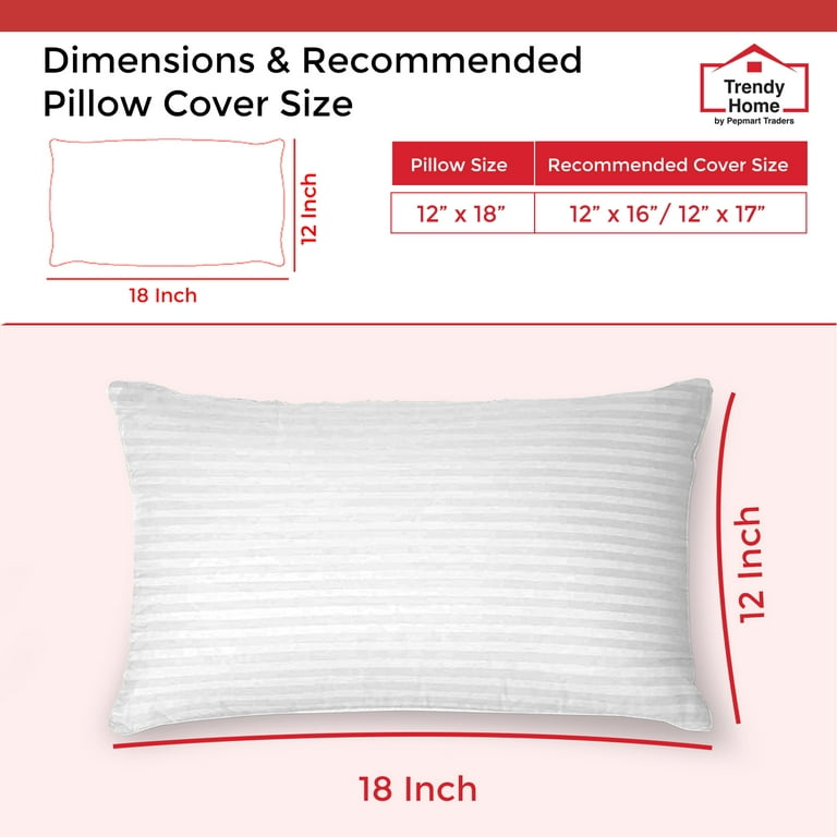 Weather Soft™ Pillow, 100% Polyester Filling, 12 x 18 Rectangle